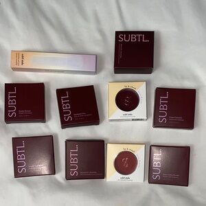 Makeup Set with Red and Purple Hues